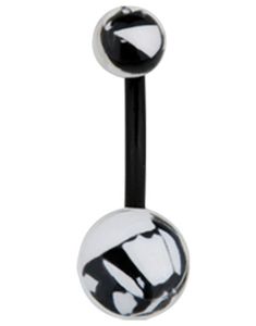 Slik Sort Navlepiercing