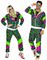  80 Talls Party Animal Grilldress til Voksen UV GLOW