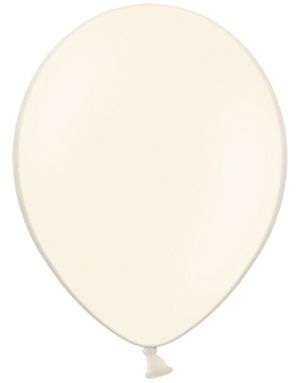 50 stk 30 cm - Lys Cremefarvet Balloner