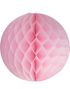 Lys Pink Honeycomb Ball VÆLG STØRRELSE 10-40 cm
