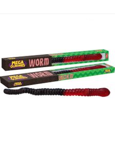 1 kg / 75 cm Mega Gummy Worm - Kjempestor Vingummimark