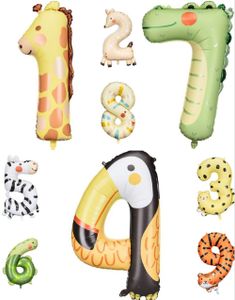 Store Ville Tall 1-9 Folieballonger