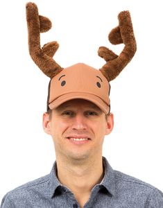 Caps med Rensdyr Horn