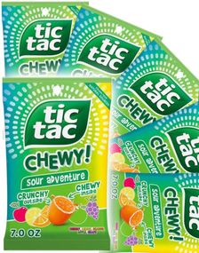 12 stk Tic Tac Chewy! Sour Adventure 960 gr - Frugtsmag - Hel Æske (USA Import)