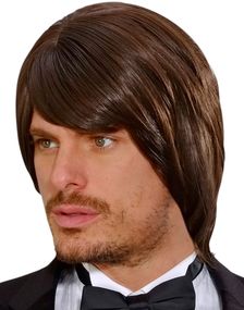 Brun Adam Deluxe Paryk - Kan Styles!