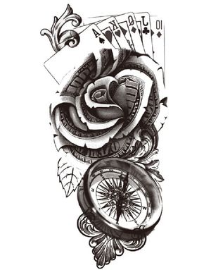 The Gambler (Fake Tattoo)