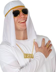 Sjeik Kostymesett - 4 Deler