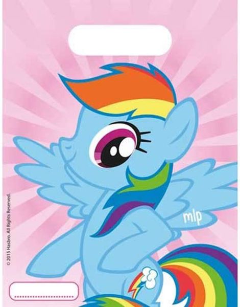 6 stk. Godteposer - My Little Pony