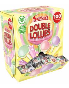 1806451200_6100 stk Swizzels Double Lollies i Dispenser Æske - 800 gram