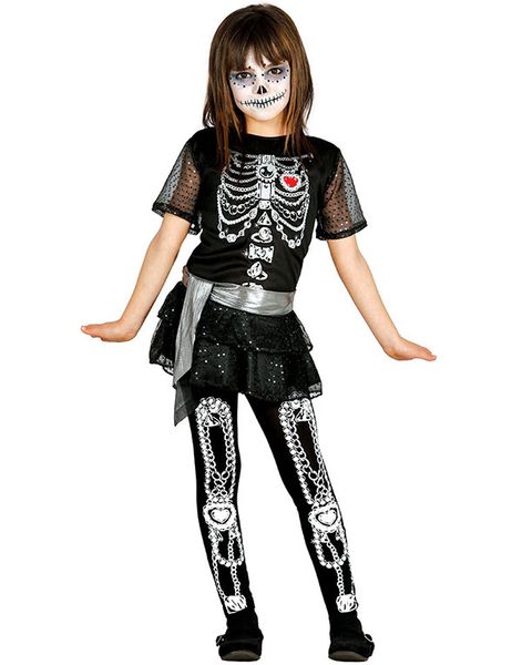 Diamond Skeleton Børnekostume