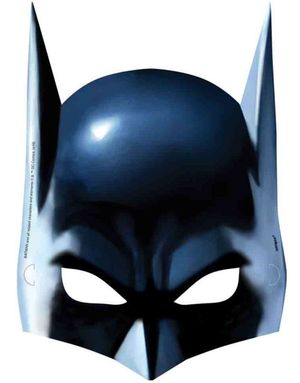 8 stk Batman Papmasker