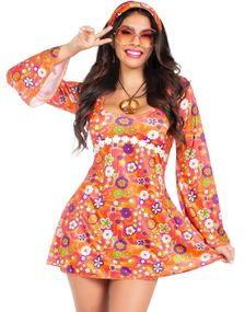 Hippie Chick Damekostume