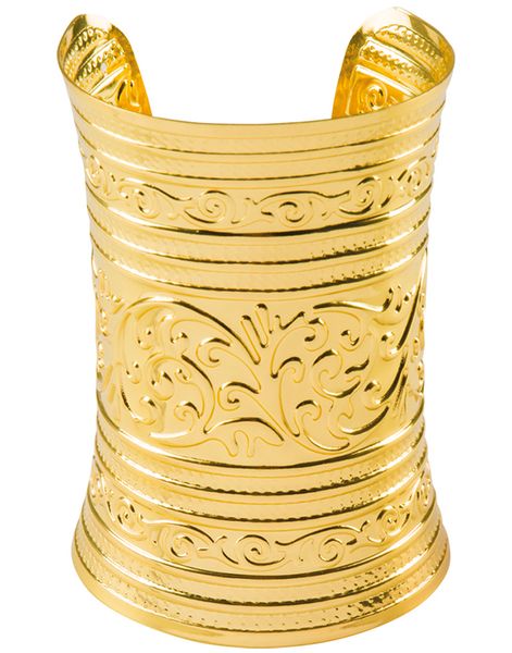 Gudinde / Egyptisk / Romersk - Guldfarvet Manchet-Armbånd