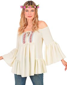 Vintage Hippie Kostymeskjorte