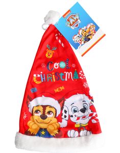 Paw Patrol (Chase & Marshall) - Rød Nisselue til Barn (2-3 år)