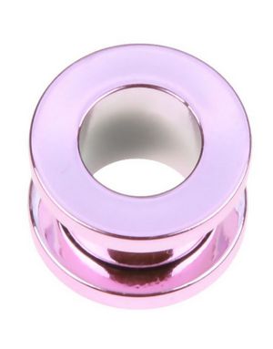 Metallic Rosa Piercing Tunnel