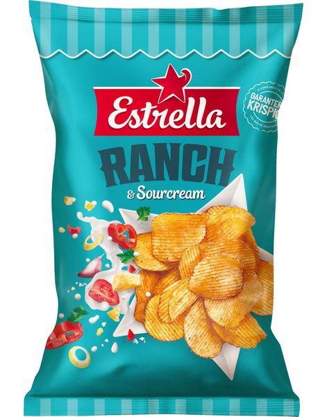 Estrella Linschips Ranch & Sourcream 90 gram