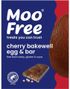 Moo Free Cherry Bakewell Egg and Bar - Vegansk Sjokoladeegg og Sjokoladebar med Cherry Bakewellsmak og Crunchy Biter 135 gram