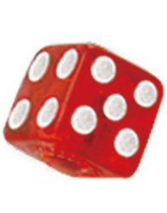 Lucky Strike Rød - 3 mm Akrylkugle til 1,2 mm stang