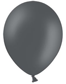 50 stk 30 cm - Mørk Grå Balloner