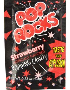 1 stk Pop Rocks Popping Candy med Jordbærsmag (USA Import)