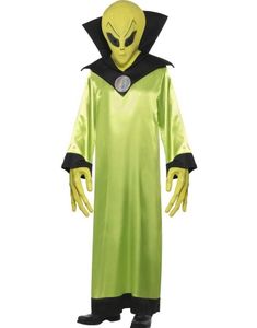 Lord of the Aliens - Komplet Luksuskostume m/Maske - Strl M-XL