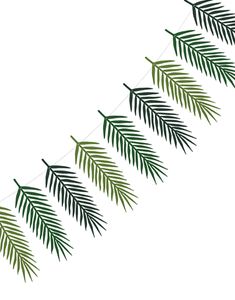 Palmeblade 125 cm Banner - Aloha Tropical