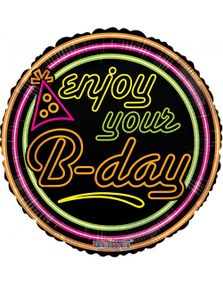 Enjoy Your B-day - Folieballon 46 cm