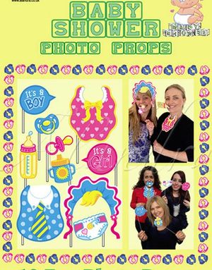 10 stk Fotoeffekter til Babyshower
