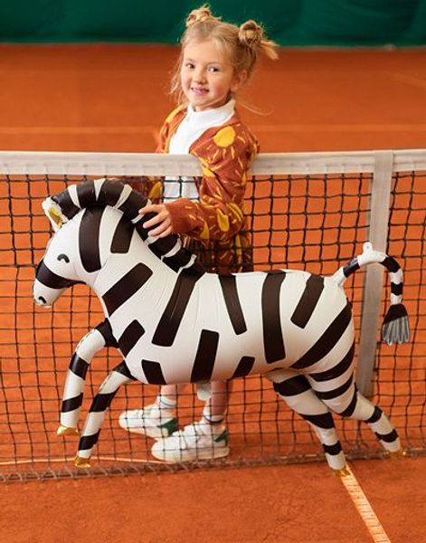 Happy Zebra Folieballong 100x82 cm