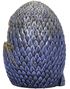Blå/Gullfarget Drage Egg Dekorasjon 15,2 cm