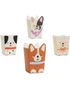 6 stk Popcornbeger Hunder - Dog Party