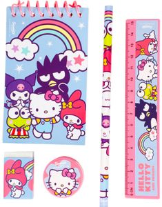 Hello Kitty - Skrivesett (5 Deler)