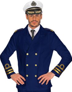Blå Marineoffiser Kostymejakke til Herre