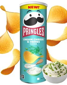 1791676800_6Pringles Cream Cheese & Herbs 165g