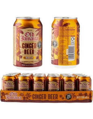 24 stk Old Jamaica Original Ginger Beer - Ingefærøl - Helt Brett 24x330 ml