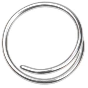 Sølv Around (fish hook piercing)