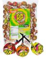 59 stk Pin Pop Kærlighed på Pind med Assorterede Sure Smage og Tyggegummikern 1 kg
