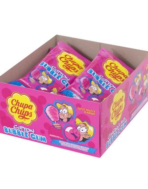 12 stk Chupa Chups Cotton Bubblegum - Hel Æske