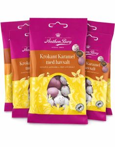 36 stk Anthon Berg Mandelæg Med Krokant Karamel Med Havsalt - Hel Æske