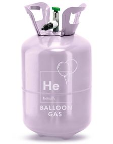 Lavendelfarget Heliumtank til 30 stk 23 cm Ballonger