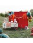 5 stk Sirkus Rosetter/Papirvifter - Circus Party