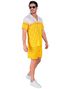 T-skjorte og Shorts med Ølmotiv til Voksen - L/XL
