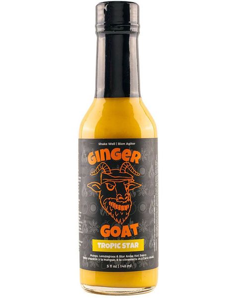 Ginger Goat Tropic Star - Mango Lemongrass & Star Anise Hot Sauce - 148 ml