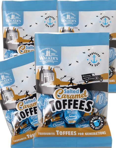 12 poser Walkers Salted Caramel Toffees – Hel Æske