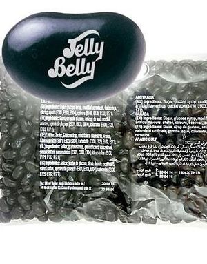 1 kg Jelly Belly Black Licorice (USA Import)