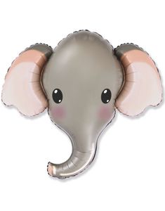 Elefant Folieballong 81x99 cm