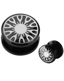 Silver Rims - Piercing Plug