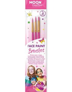 3 stk Pink Pensler / Sminkebørster