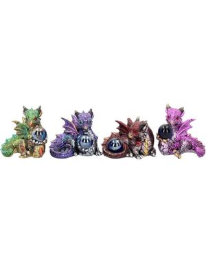 4 stk Små Dragefigurer5.5 cm